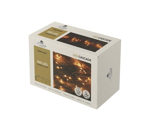 Anna's Collection Cascadeverlichting 400 LED - Koper - afbeelding 2