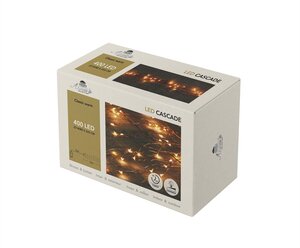 Anna's Collection Cascadeverlichting 400 LED - Koper - afbeelding 2