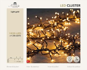 Anna's Collection Clusterverlichting - L11,5m Licht goud - afbeelding 3