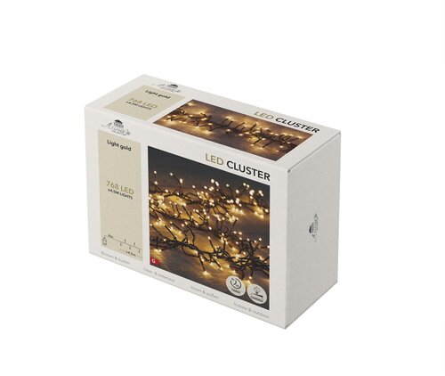 Anna's Collection Clusterverlichting - L4,5m Licht goud - afbeelding 3