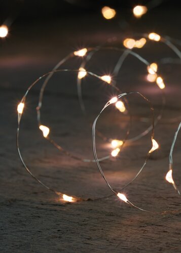 Anna's Collection Draadverlichting 10 LED - L1m Zilver - afbeelding 2