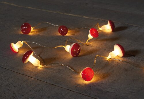 Anna's Collection Draadverlichting paddenstoel 10 LED
