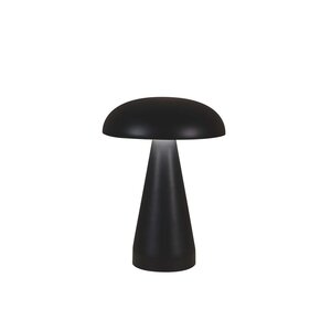 Anna's Collection Draagbare paddenstoellamp - D15,5xH20,5cm Zwart - afbeelding 1