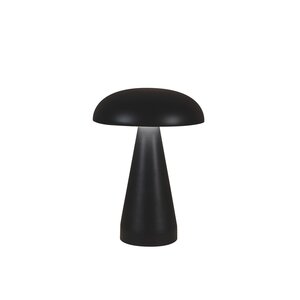 Anna's Collection Draagbare paddenstoellamp - D15,5xH20,5cm Zwart - afbeelding 2