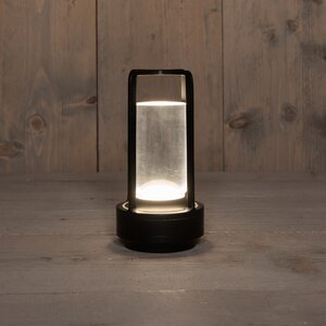 Anna's Collection Draagbare tafellamp - H18xD9cm Zwart - afbeelding 3