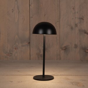Anna's Collection Draagbare tafellamp - H22xD9,5cm Zwart - afbeelding 3