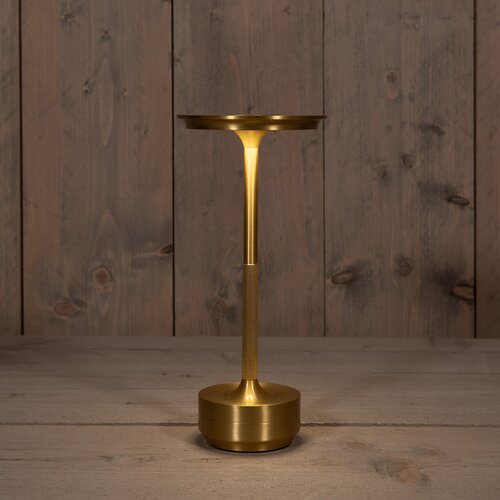 Anna's Collection Draagbare tafellamp - H28xD13cm Goud - afbeelding 3