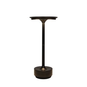 Anna's Collection Draagbare tafellamp - H28xD13cm Zwart - afbeelding 2