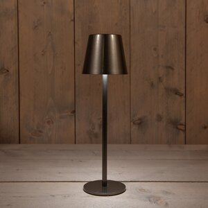 Anna's Collection Draagbare tafellamp - H36,5xD11cm Antraciet - afbeelding 1