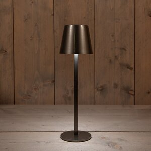 Anna's Collection Draagbare tafellamp led - H27,5xD9cm Antraciet - afbeelding 3