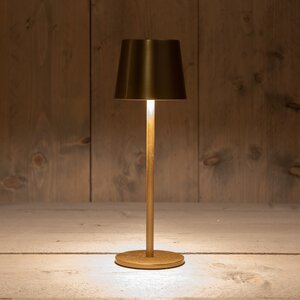 Anna's Collection Draagbare tafellamp led - H27,5xD9cm Brons - afbeelding 3