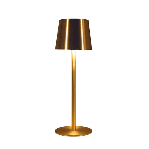 Anna's Collection Draagbare tafellamp led - H27,5xD9cm Goud - afbeelding 1