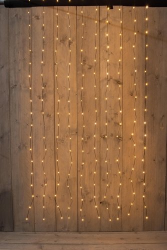 Anna's collection Flexwire Gordijnverlichting Transparant 100 x 200 cm 200 L Klassiek warm