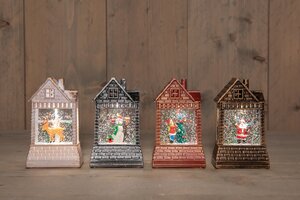 Anna's Collection Kersthuisje glitterwater - afbeelding 2