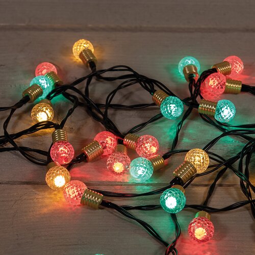 Anna's Collection Kerstverlichting vintage groen en rood