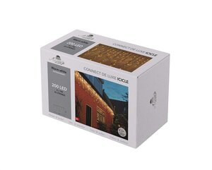 Anna's Collection Koppelbare ijspegelverlichting 200 lampjes - L4m Warm wit - afbeelding 2