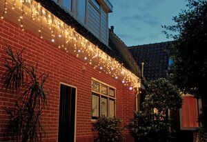 Anna's Collection Koppelbare ijspegelverlichting met flash - L5m Warm wit - afbeelding 3
