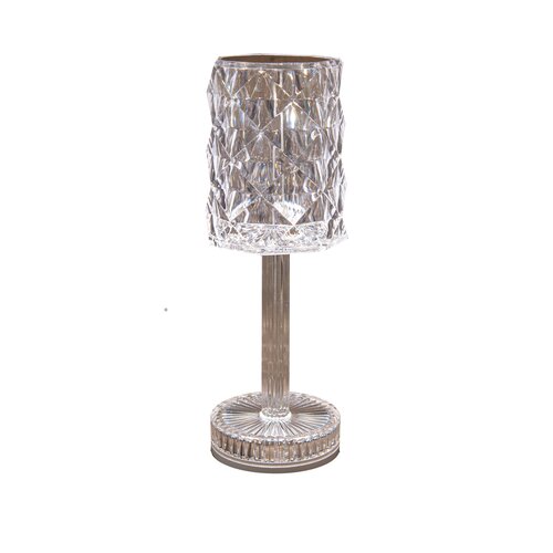 Anna's Collection Kristallamp hoog - H26xD9cm Warm wit - afbeelding 2