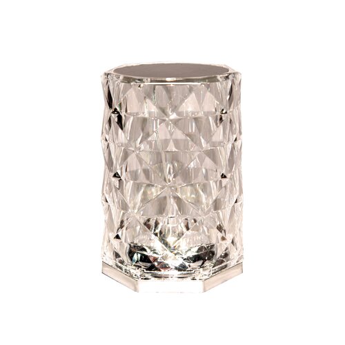 Anna's Collection Kristallamp laag - H12xD8,5cm Warm wit - afbeelding 2