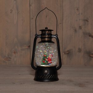 Anna's Collection Lantaarn kerstboom - H20,5cm Zwart - afbeelding 3