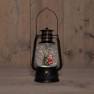 Anna's Collection Lantaarn kerstboom - H20,5cm Zwart - afbeelding 1