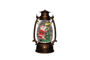 Anna's Collection Lantaarn kerstman - B14,5xH24cm - afbeelding 4