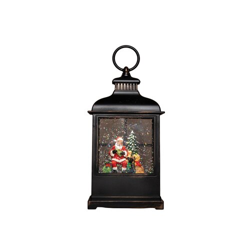 Anna's Collection Lantaarn kerstman - H27cm Zwart - afbeelding 4
