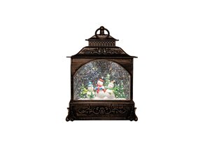 Anna's Collection Lantaarn sneeuwpop - B22xD8xH29cm - afbeelding 4