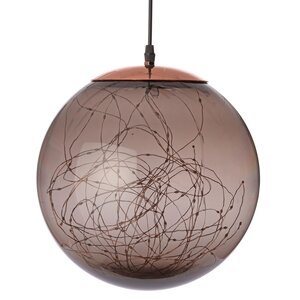 Anna's Collection LED-bal smokey classic warm - 125 lampjes - flashfunctie - D 25 cm - afbeelding 1