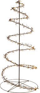 Anna's Collection LED-boomswirl classic warm - 480 lampjes - H 1,2 m - afbeelding 1