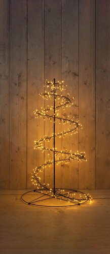 Anna's Collection LED-boomswirl classic warm - 480 lampjes - H 1,2 m - afbeelding 2