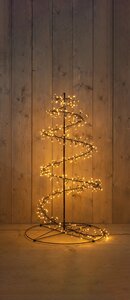Anna's Collection LED-boomswirl classic warm - 480 lampjes - H 1,2 m - afbeelding 2
