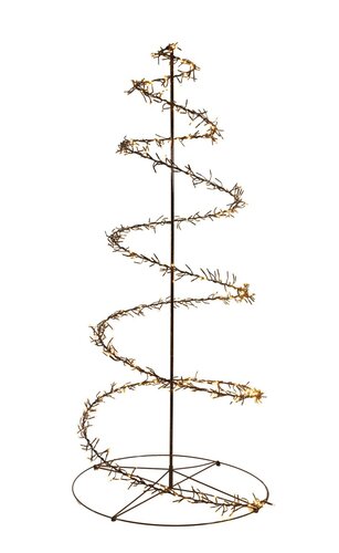 Anna's Collection LED-boomswirl classic warm - 684 lampjes - H 1,6 m - afbeelding 2
