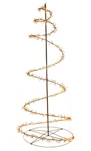 Anna's Collection boom swirl cluster met 960 lampjes - H 210 cm