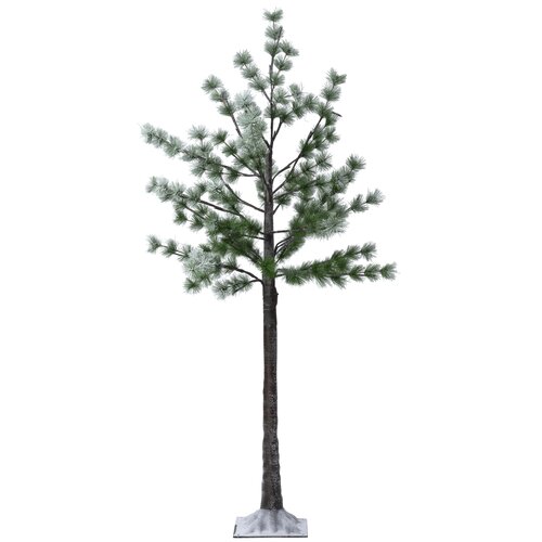 Anna's Collection LED-dennenboom met sneeuw 80 lampjes - H150cm Classic warm - afbeelding 2