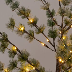 Anna's Collection LED-dennenboom met sneeuw 80 lampjes - H150cm Classic warm - afbeelding 5
