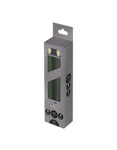 Anna's Collection LED-dinerkaarsen bewegende vlam - H18cm Jade 2 stuks - afbeelding 2