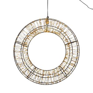 Anna's Collection LED-krans 1440 lampjes - D48cm Classic warm en warm wit - afbeelding 1