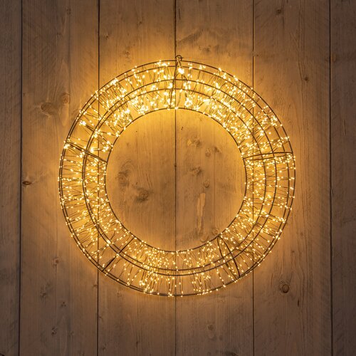 Anna's Collection LED-krans 1800 lampjes - D58cm Classic warm - afbeelding 2