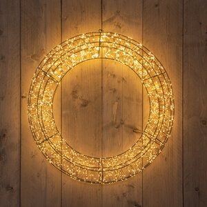 Anna's Collection LED-krans 2400 lampjes - D70cm Classic warm - afbeelding 2