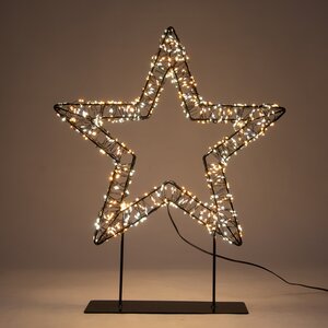 Anna's Collection ster op voet LED luxery - H 36 x D 3 cm