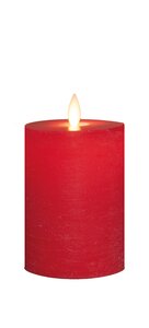 Anna's Collection LED-stompkaars oplaadbaar - D7,5xH10cm Rood - afbeelding 1