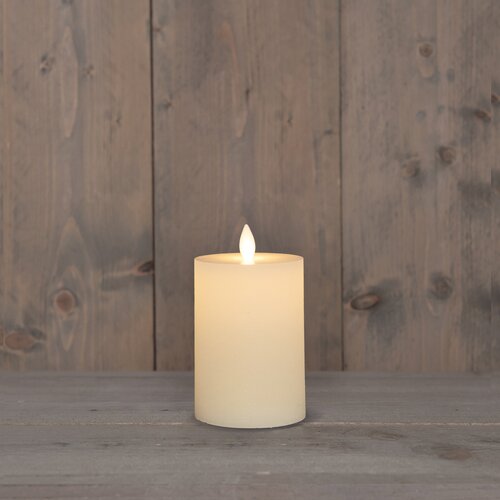 Anna's Collection LED-stompkaars oplaadbaar - D7,5xH10cm Wit - afbeelding 3