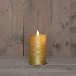 Anna's Collection LED-stompkaars oplaadbaar - D7,5xH12,5cm Goud - afbeelding 3