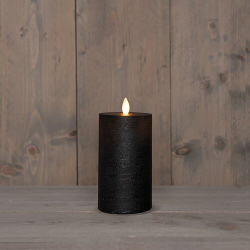 Anna's Collection LED-stompkaars oplaadbaar - D7,5xH12,5cm Zwart - afbeelding 3