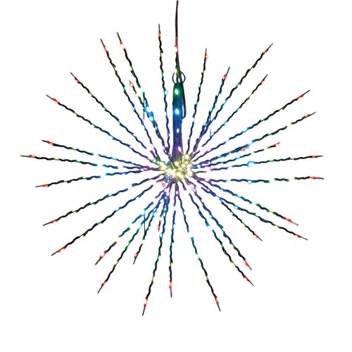 Anna's Collection Lichtobject vuurwerk LED - D60cm Meerkleurig - afbeelding 1
