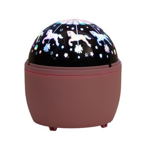 Anna's Collection Projector carrousel - D11,5xH13cm Roze - afbeelding 1