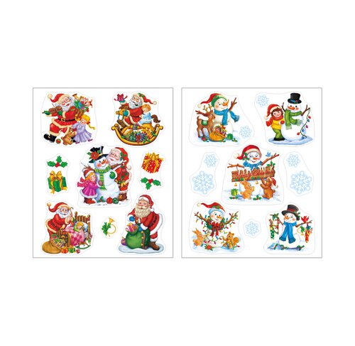 Anna's Collection Raamsticker in kleur - B34,5xH28,5cm