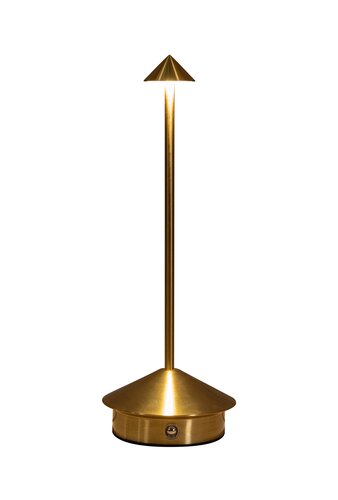 Anna's Collection Tafellamp USB - D11xH30,5cm Goud