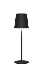Anna's Collection Tafellamp USB mini - D7xH27,5cm Zwart - afbeelding 1